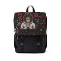 Anime Prayer Skull Backpack — Gothic Urban Shoulder Bag