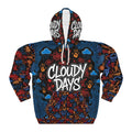 Cloudy Days Graphic Hoodie – All-Over Print Weather Graffiti Pullover