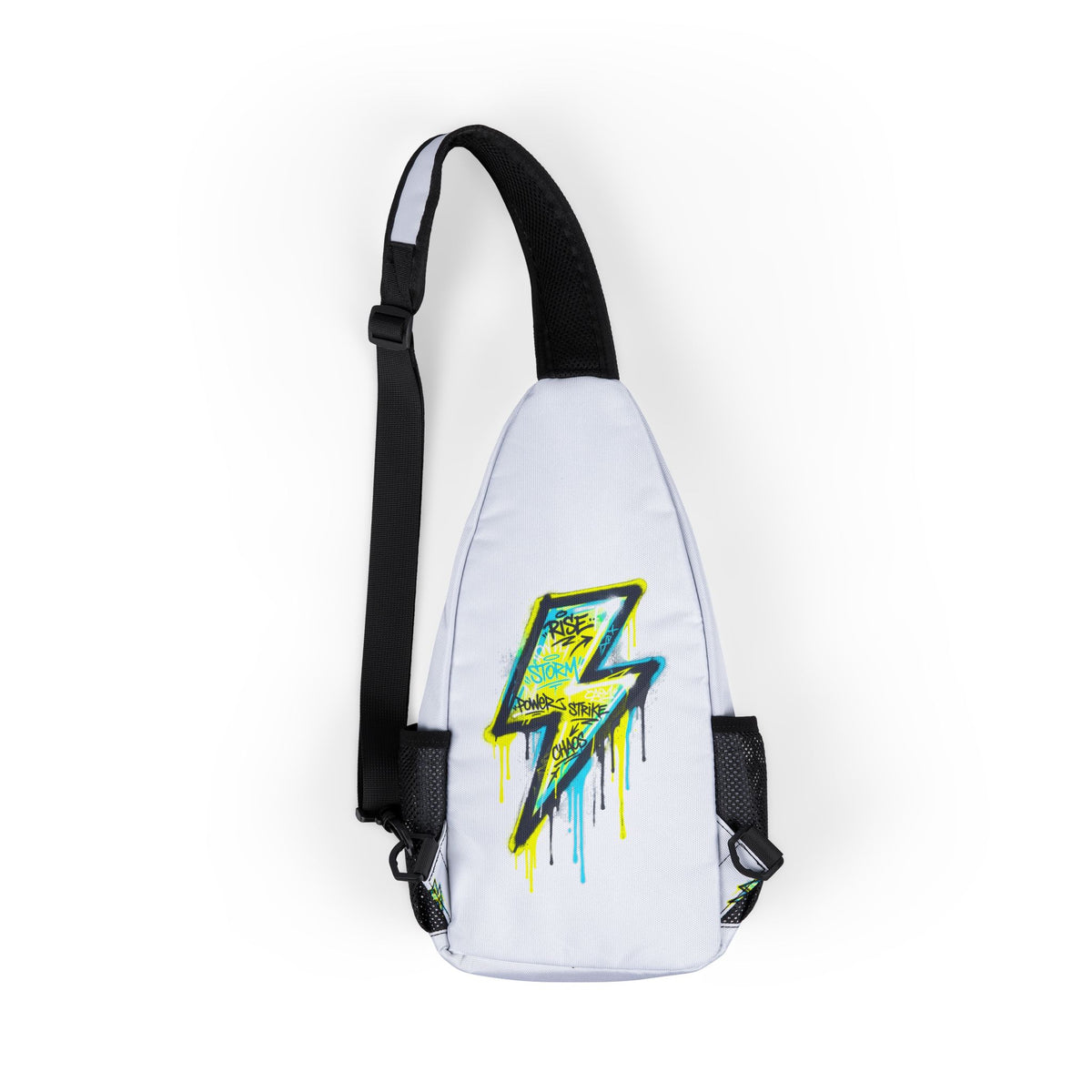 Chest Bag — 'Cloudy Days' Lightning Graphic Sling Bag