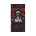 Neck Gaiter - "Cloudy Days" Praying Figure Lightning Face Mask